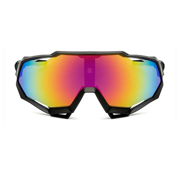 Спортивные солнцезащитные очки UV400 с анатомической посадкой GM039-black фото