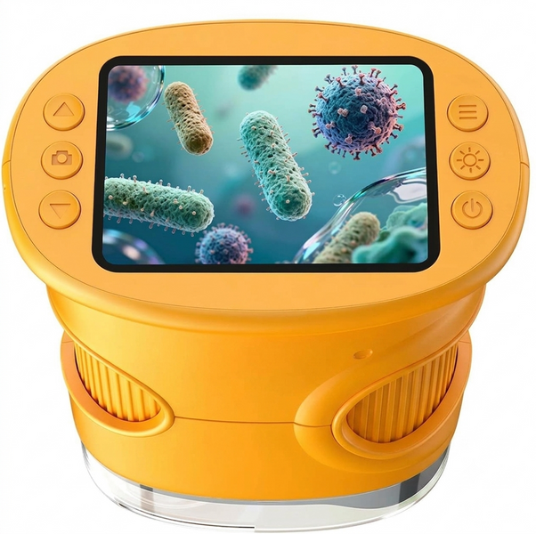 Дитячий цифровий мікроскоп 1000x з IPS екраном 2", камерою Full HD, фото, Type-C та LED підсвіткою EG049 фото