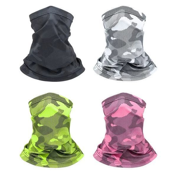 Охлаждающий баф Ice Silk с UV-защитой для спорта и повседневного использования GM029-white фото
