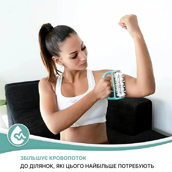 Лимфодренажный массажер ручной для фасций, мышц и рубцов FD012-Green фото