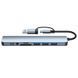 Док-станция 8 в 2 USB + Type-C с аудиоразъемом 3,5 мм и кардридером OULLX EG034 фото 2