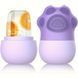 Силиконовый ролик для льда с массажером и щеточкой для умывания XMSJ FD018-Purple фото 1
