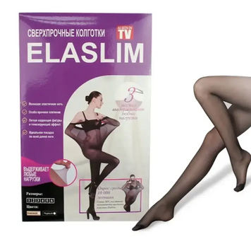 Колготки жіночі міцні ElaSlim 40 DEN AH32-black-1 фото
