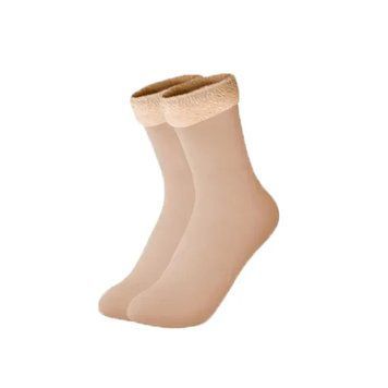 Жіночі зимові флісові шкарпетки до -30 &deg;C MOONBIFFY AH88-beige фото