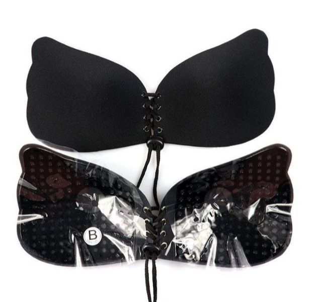 Бюстгальтер-невидимка FLY BRA з ефектом Push Up AF04-B-black фото