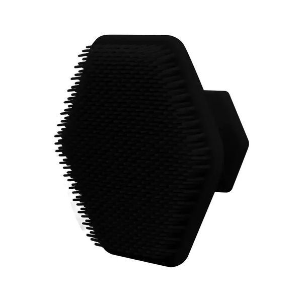 Силиконовая щетка-скрабер для лица SALON FASHION SB11-Black  фото