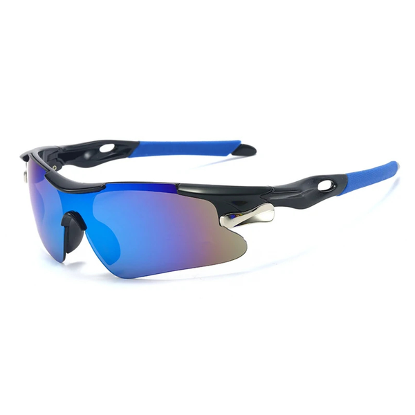 Сонцезахисні спортивні окуляри RIDERACE UV400 AH53-blue фото