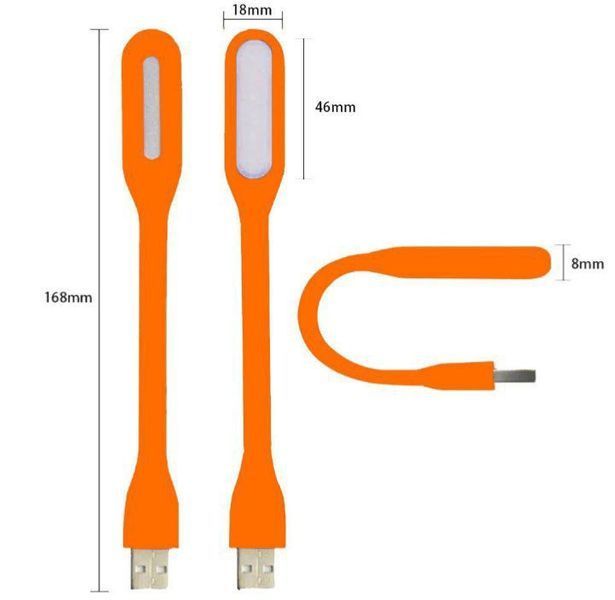 Портативний світлодіодний світильник USB AH05-white фото