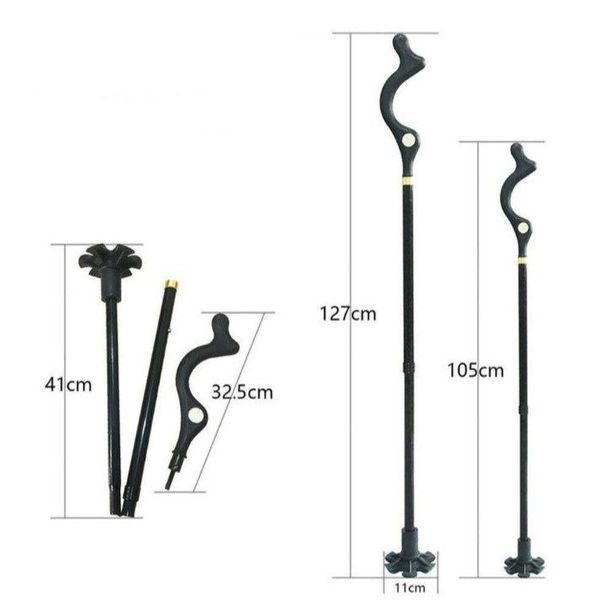 Складная алюминиевая трость Posture cane для ходьбы AC039 фото