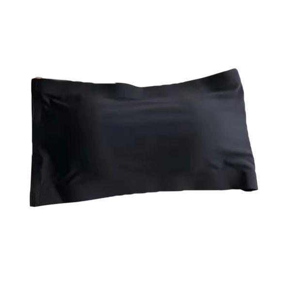 Жіночий безшовний бюстгальтер без бретелей Ice Silk Push Up AH84-black фото