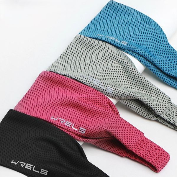 Спортивна пов'язка на голову з дихаючим та охолоджуючим ефектом Wrels SD029-blue фото