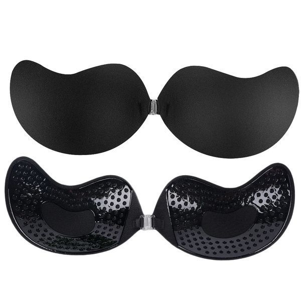 Бюстгальтер-невидимка FLY BRA з ефектом Push Up AB068-C-black фото