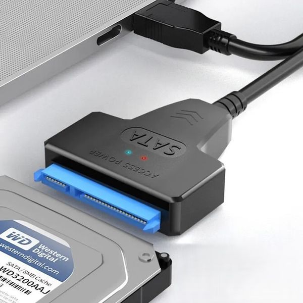 Кабель адаптер USB 2.0 3.0 Type-C для 2,5 HDD SSD SATA III 6Gbps Ashiboogoole EG037-TypeC фото