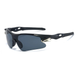 Сонцезахисні спортивні окуляри RIDERACE UV400 AH53-black фото
