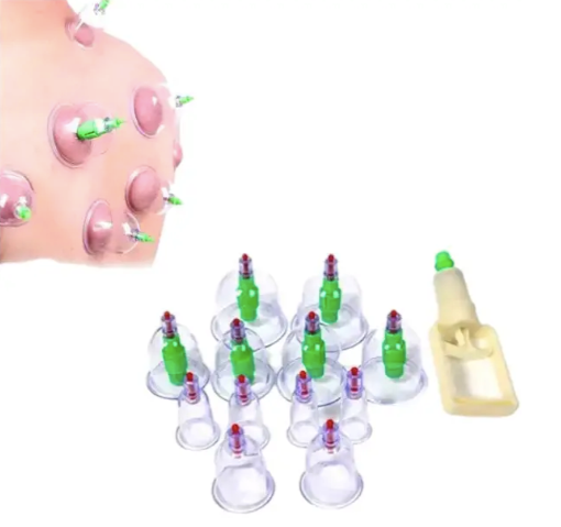 Вакуумные массажные банки для домашней терапии Pull Out A Vacuum Apparatus 12 шт AM11 фото