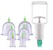 Вакуумные массажные банки для домашней терапии Pull Out A Vacuum Apparatus 12 шт AM11 фото 1
